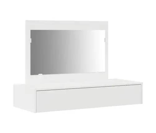 Makiažo Stalas Balta 100 X 40 X 70 Cm Apdirbta Mediena