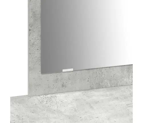 Sienā Piekārts Kosmētikas Galdiņš Betona Pelēks 100X40X70 Cm Vidaxl