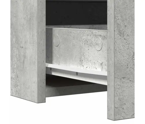 Sienā Piekārts Kosmētikas Galdiņš Betona Pelēks 100X40X70 Cm Vidaxl