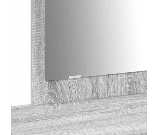 Sienā Piestiprināms Grima Galds Pelēks Sonoma 100X40X70 Cm Vidaxl