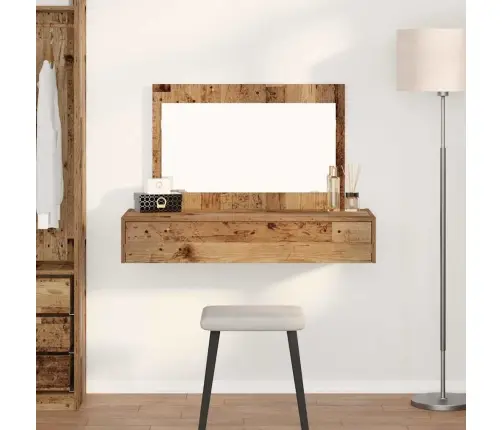 Sienas Piekārtais Grima Galds - Vintage Koks - 100X40X70 Cm Vidaxl