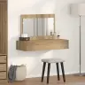 Sienā Piekārts Tērpu Galds Ozola Krāsā 100X40X70 Cm Vidaxl
