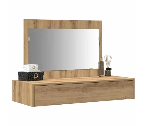 Sienā Piekārts Tērpu Galds Ozola Krāsā 100X40X70 Cm Vidaxl