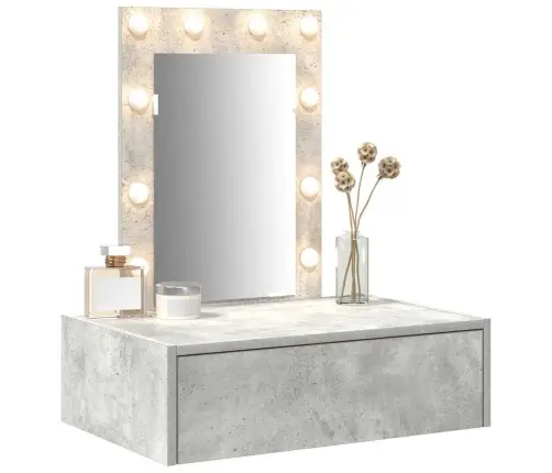 Riietumislaud Led -Ribatuledega Hall 60 X 40 X 70 Cm Tehispuit Riietumislaud Led -Ribatuledega Hall 60 X 40 X 70 Cm Tehispuit