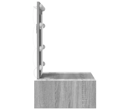 Riietumislaud Peeglituledega Hall 60 X 40 X 70 Cm Tehispuit