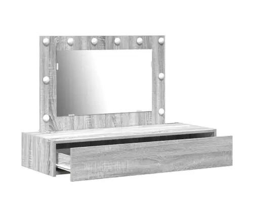 Riietumislaud Peeglituledega Hall 100 X 40 X 70 Cm Tehispuit