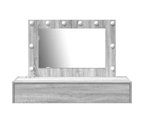 Riietumislaud Peeglituledega Hall 100 X 40 X 70 Cm Tehispuit