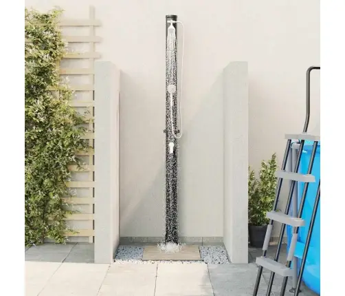 Āra Saules Duša Ar Rokas Dušas Galvu, 217 Cm, 20 L Vidaxl