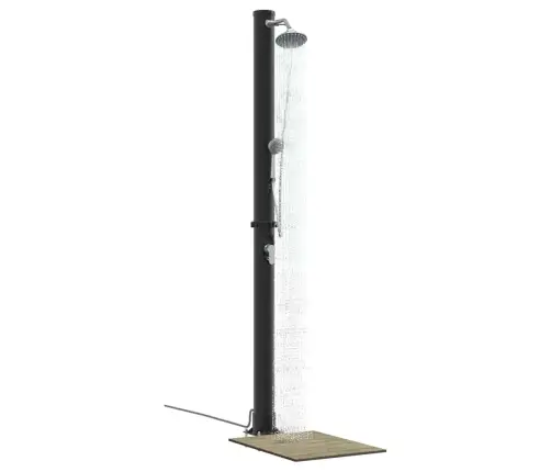 Āra Saules Duša Ar Roku Dušas Galvu 217 Cm 20 L Vidaxl