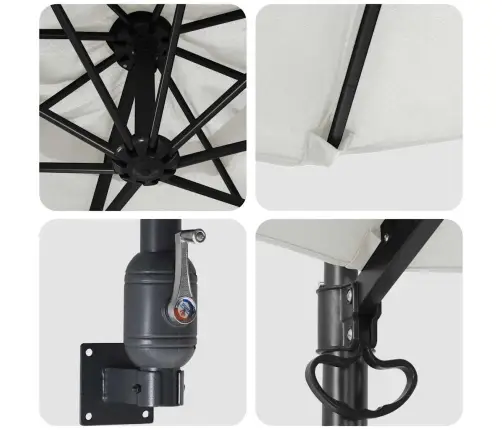 Aedapara Liivakarva 248 X 248 X 148 Cm Polüester Ja Teras