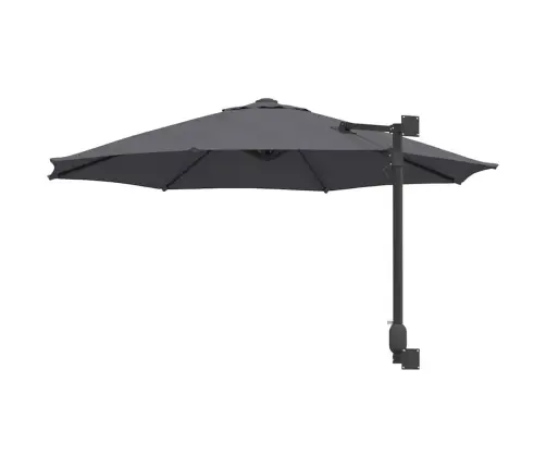 Dārza Saules Mētelis Antracīts, 250 Cm Vidaxl