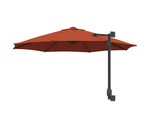 Sienā Montējams Dārza Saules Sargs Terakota 250 Cm Vidaxl