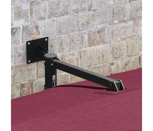 Sienā Montēts Dārza Saules Pārklājs Bordeaux Sarkanā Krāsā 247 Cm Vidaxl