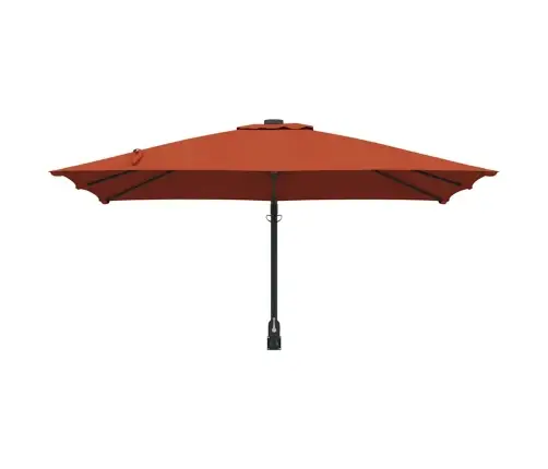 Sodo Skėtis Raudona Ir Juoda 248.5 X 247.5 X 160 Cm