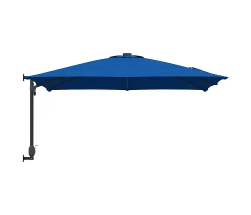 Sienā Uzstādāms Dārza Saules Parasol Azure Zilā 247 Cm Vidaxl