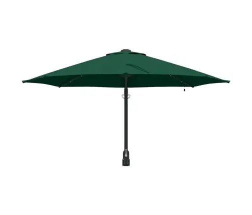 Sienā Montēts Dārza Parasols Ar Led Gaismām, Zaļš, 248 Cm Vidaxl