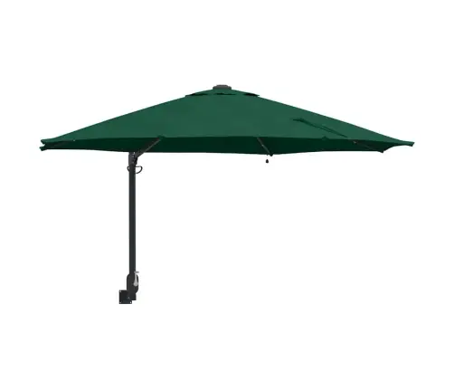 Sienā Montēts Dārza Parasols Ar Led Gaismām, Zaļš, 248 Cm Vidaxl