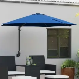 Dārza Parasols Azurblau 248 X 248 X 148 Cm Vidaxl
