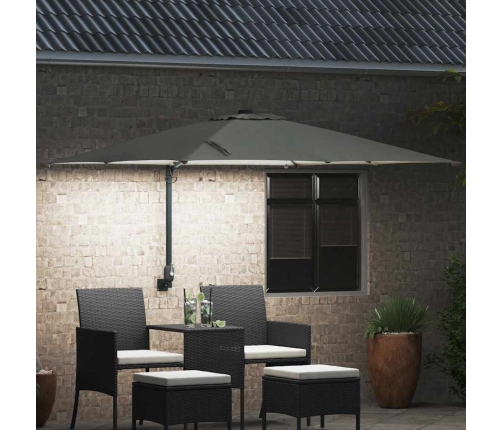 Dārza Parasols Smilšu 248.5 X 247.5 X 160 Cm Audums Vidaxl