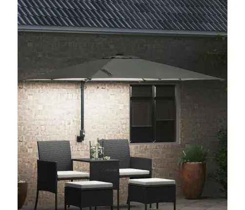 Sodo Skėtis Smėlio 248.5 X 247.5 X 160 Cm Audinys