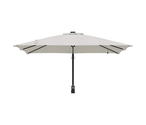 Dārza Parasols Smilšu 248.5 X 247.5 X 160 Cm Audums Vidaxl
