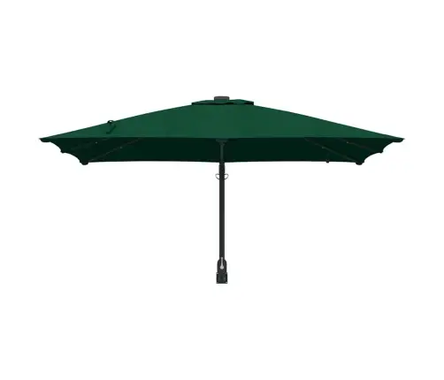 Dārza Parasols Zaļa 248.5 X 247.5 X 160 Cm Audums Vidaxl