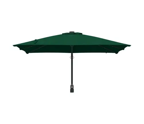 Dārza Parasols Zaļa 248.5 X 247.5 X 160 Cm Audums Vidaxl