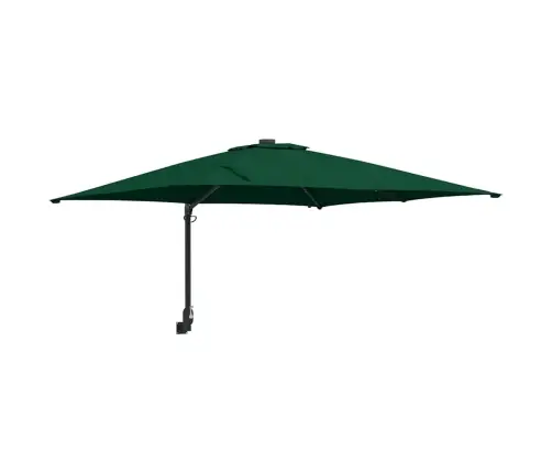 Dārza Parasols Zaļa 248.5 X 247.5 X 160 Cm Audums Vidaxl