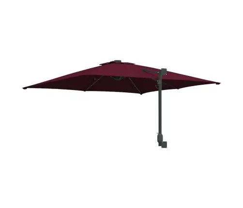 Dārza Parasols Vīnsarkana 248.5 X 247.5 X 160 Cm Audums Vidaxl