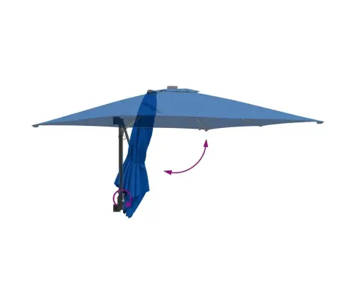 Aedapara Azurblau 248.5 X 247.5 X 160 Cm Kangas