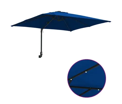 Aedapara Azurblau 248.5 X 247.5 X 160 Cm Kangas