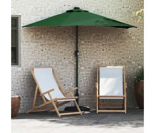 Dārza Parasols Zaļa 294 X 150 X 223 Cm Audums Vidaxl