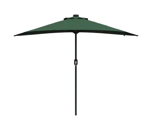 Dārza Parasols Zaļa 294 X 150 X 223 Cm Audums Vidaxl
