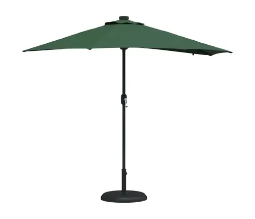 Dārza Parasols Zaļa 294 X 150 X 223 Cm Audums Vidaxl