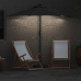Dārza Parasols Antracīta 294 X 150 X 223 Cm Audums Vidaxl