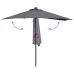 Dārza Parasols Antracīta 294 X 150 X 223 Cm Audums Vidaxl