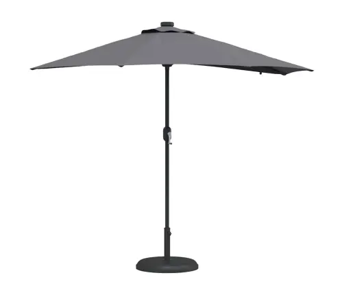 Dārza Parasols Antracīta 294 X 150 X 223 Cm Audums Vidaxl