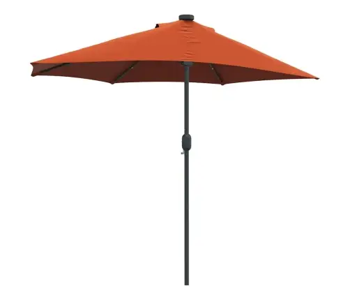 Dārza Parasols Sarkanbrūns 294 X 150 X 223 Cm Audums Vidaxl
