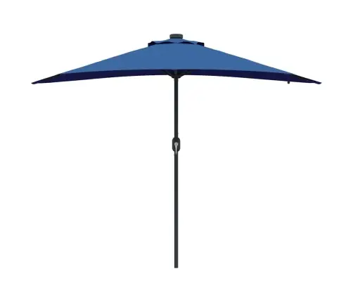 Dārza Parasols Zila 294 X 150 X 223 Cm Audums Vidaxl