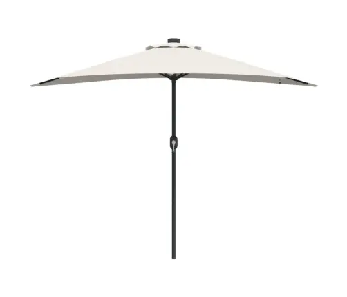 Dārza Pusparasol Smilšu Lieli Alumīnijs Vidaxl