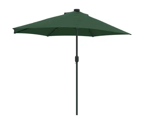 Sodo Pusiau Parasolis Žalia 294 X 150 X 224 Cm Audinys