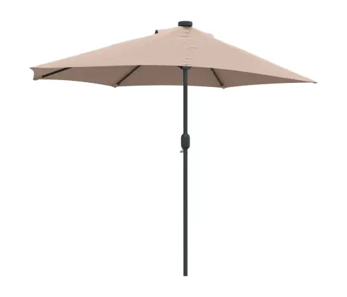 Dārza Parasols Pelēkbrūna 294 X 150 X 224 Cm Audums Vidaxl