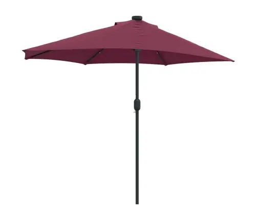 Dārza Parasols Vīnsarkana 294 X 150 X 224 Cm Audums Vidaxl