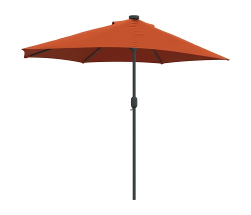 Dārza Parasols Sarkanbrūns 294 X 150 X 224 Cm Audums Vidaxl