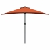 Dārza Parasols Sarkanbrūns 294 X 150 X 224 Cm Audums Vidaxl