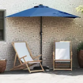 Dārza Parasols Azurblau 294 X 150 X 224 Cm Audums Vidaxl