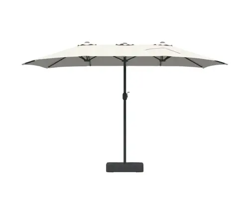 Dārza Parasols Smilšu 385 X 209 X 244 Cm Audums Vidaxl Dārza Parasols Smilšu 385 X 209 X 244 Cm Audums Vidaxl