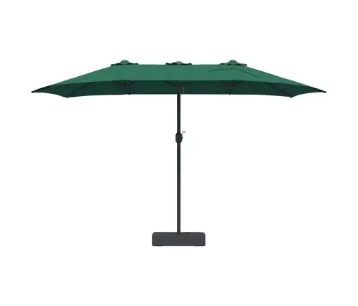 Dārza Parasols Zaļa 385 X 209 X 244 Cm Audums Vidaxl
