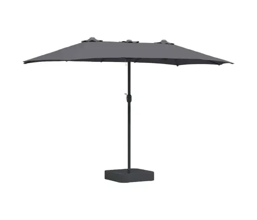 Sodo Skėtis Antracitas 385 X 209 X 244 Cm Audinys