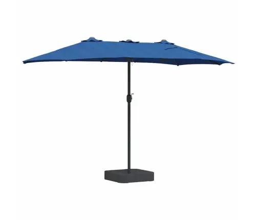 Sodo Skėtis Mėlyna 385 X 209 X 244 Cm Audinys Sodo Skėtis Mėlyna 385 X 209 X 244 Cm Audinys